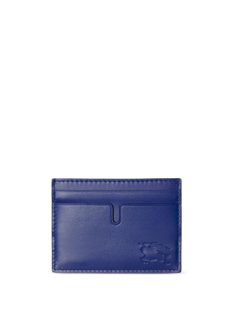 Blue Equestrian Knight Logo Cardholder