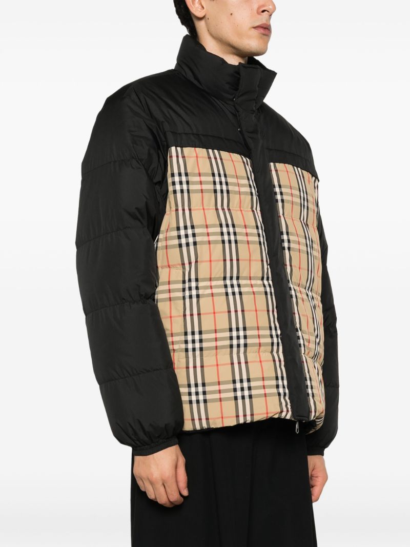 Black Reversible Padded Jacket