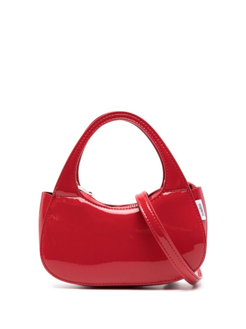 Red Swipe Mini Tote Bag