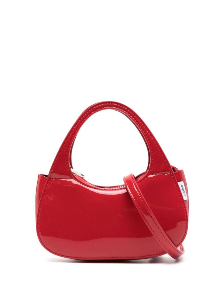 Red Swipe Mini Tote Bag