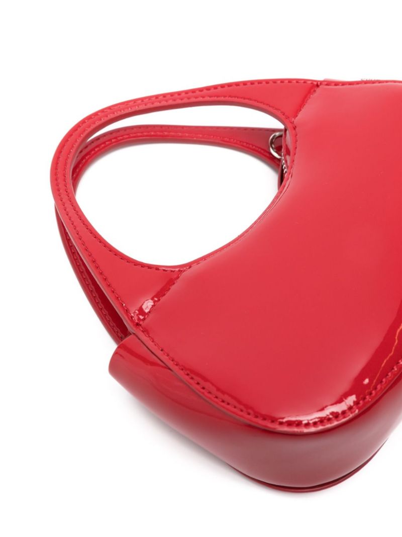 Red Swipe Mini Tote Bag
