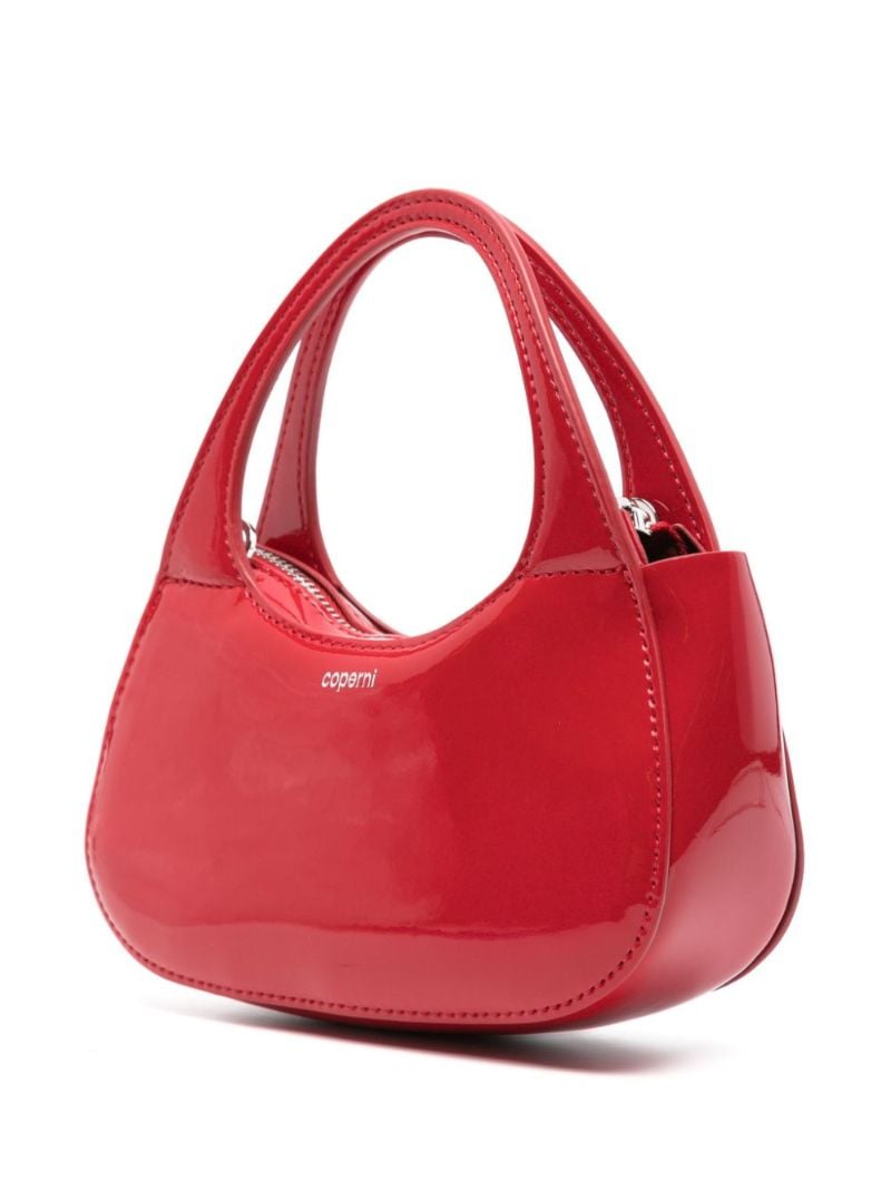 Red Swipe Mini Tote Bag