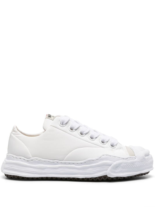 White Hank Padded Sneakers