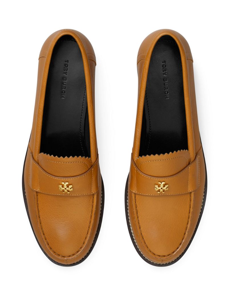 Brown Classic Leather Loafers