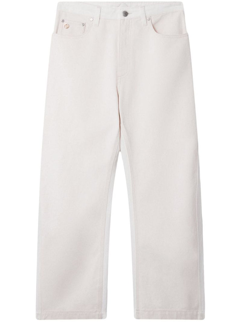 Neutral Cropped Jeans