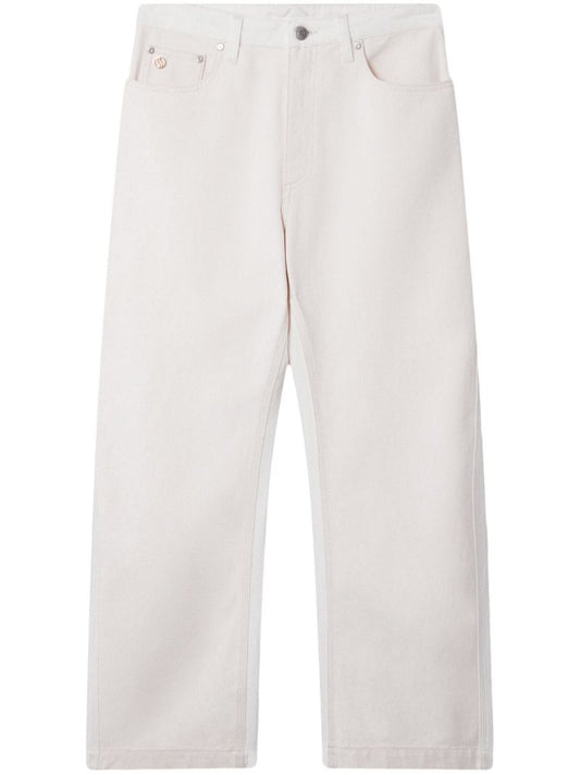Neutral Cropped Jeans