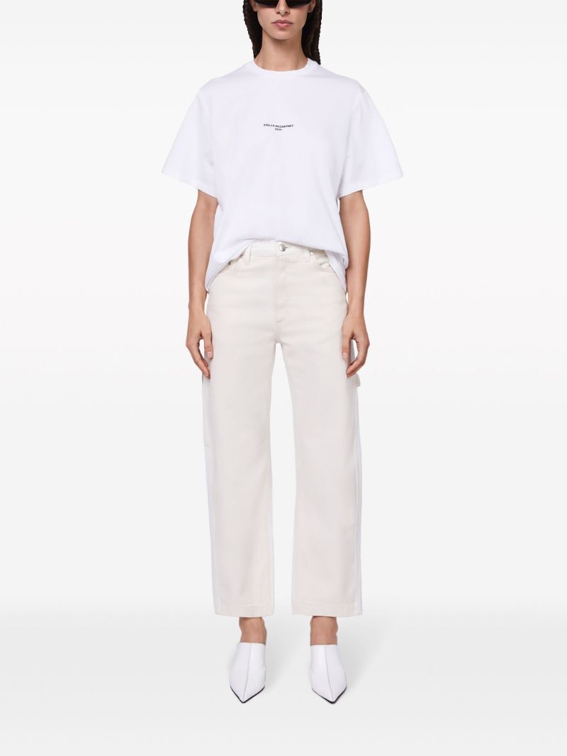 Neutral Cropped Jeans