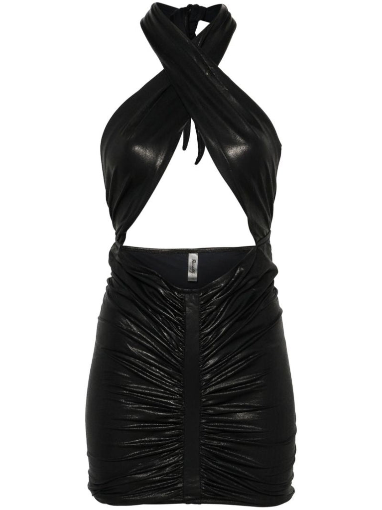 Black Stallion Halterneck Mini Dress