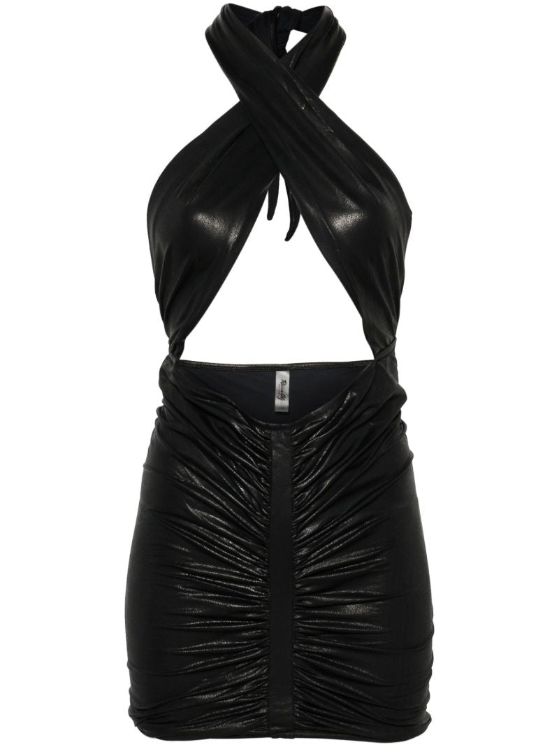 Black Stallion Halterneck Mini Dress