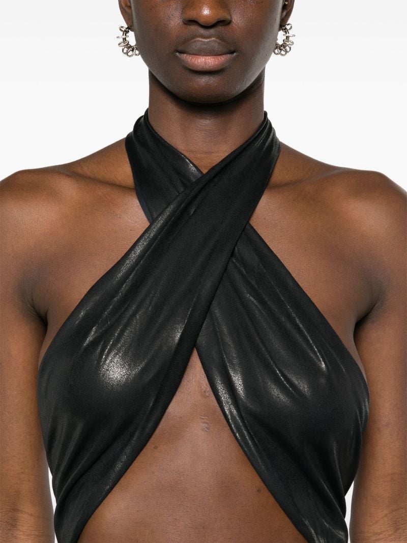 Black Stallion Halterneck Mini Dress