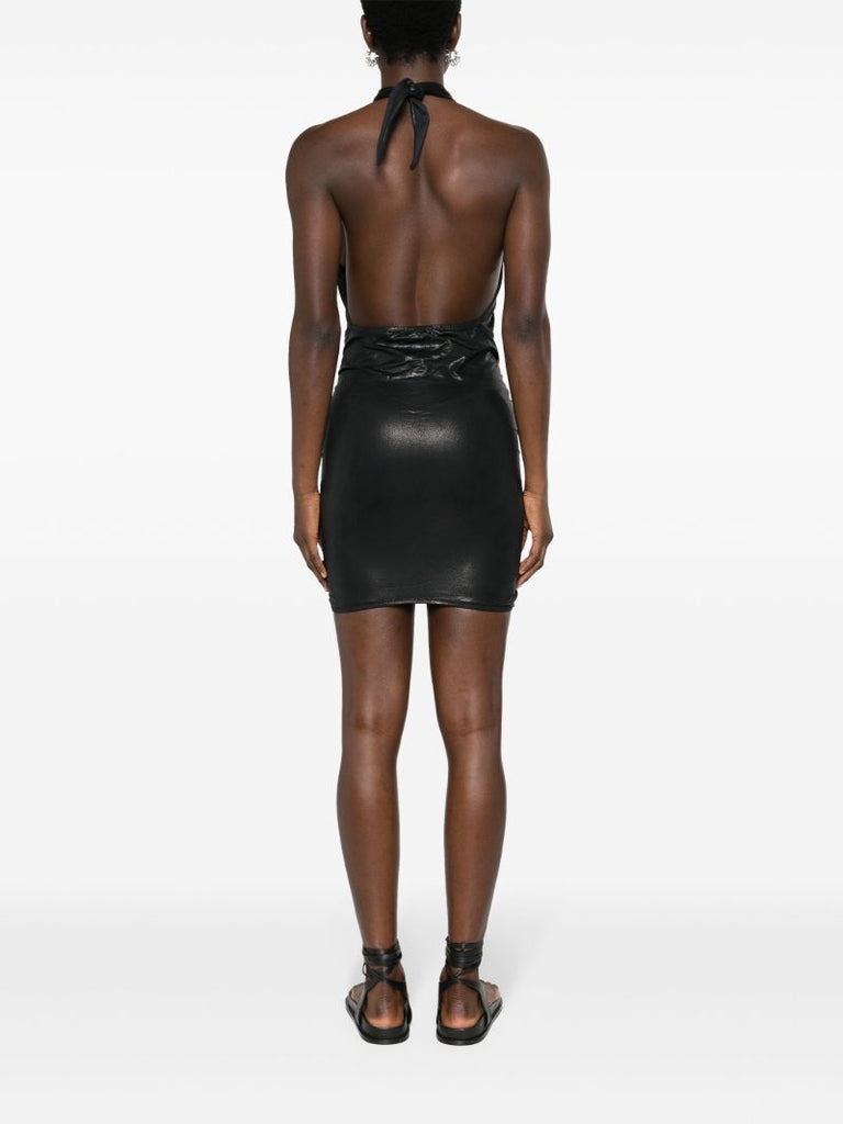 Black Stallion Halterneck Mini Dress