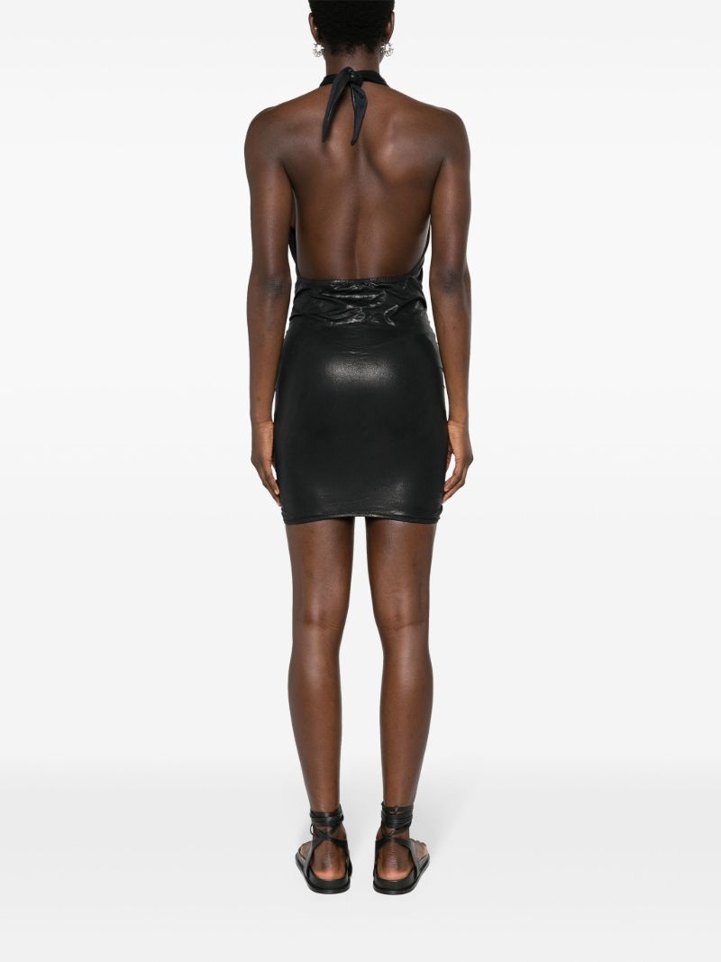 Black Stallion Halterneck Mini Dress