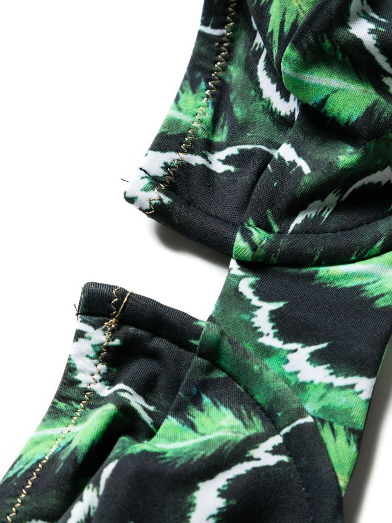 Green Brigitte Leaf-print Bikini