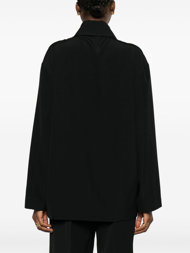 Black Rigel Wool Shirt