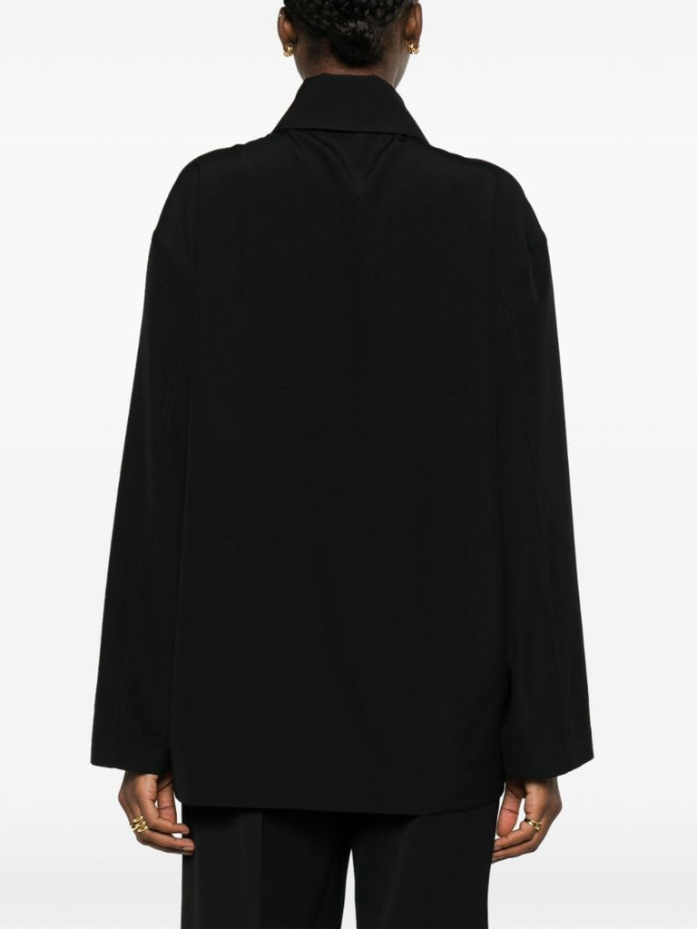 Black Rigel Wool Shirt