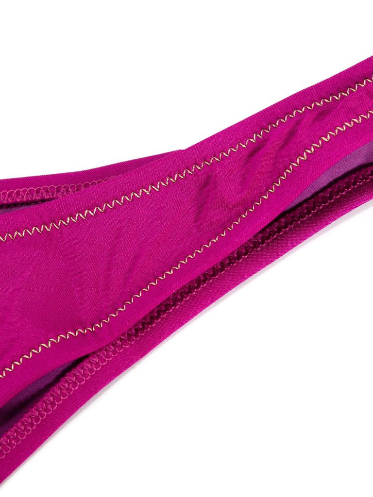 Purple Brigitte Underwired Bikini Set