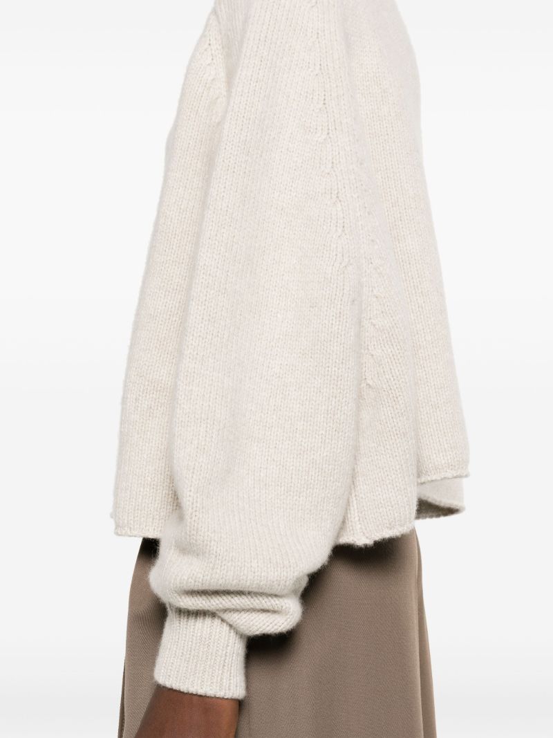 Neutral Ehud Cashmere Sweater