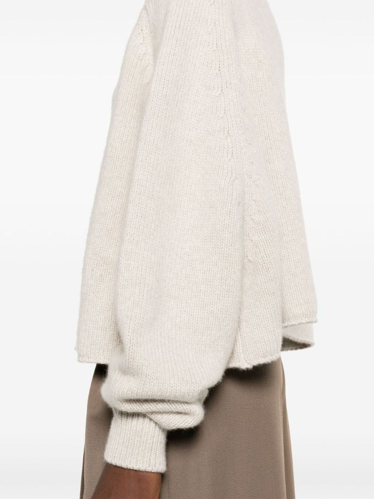 Neutral Ehud Cashmere Sweater