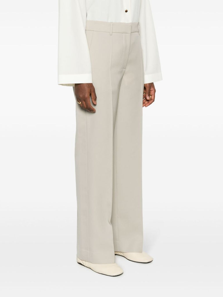 Neutral Bremy Wool Trousers