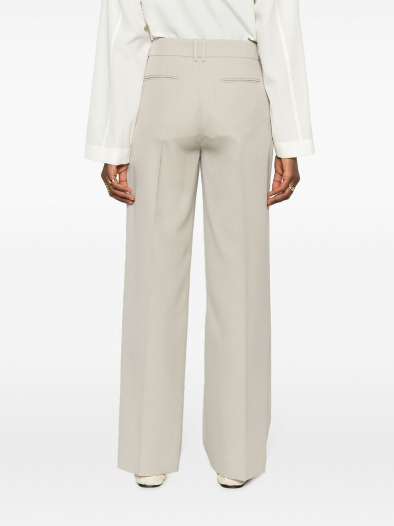 Neutral Bremy Wool Trousers