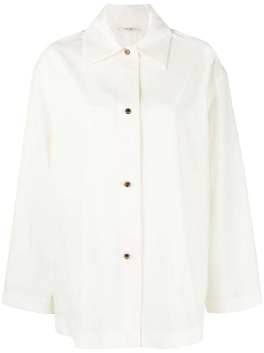 White Rigel Wool Shirt