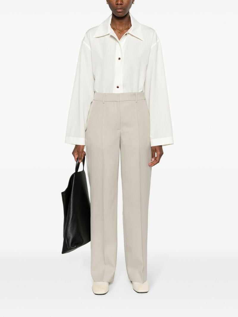 White Rigel Wool Shirt