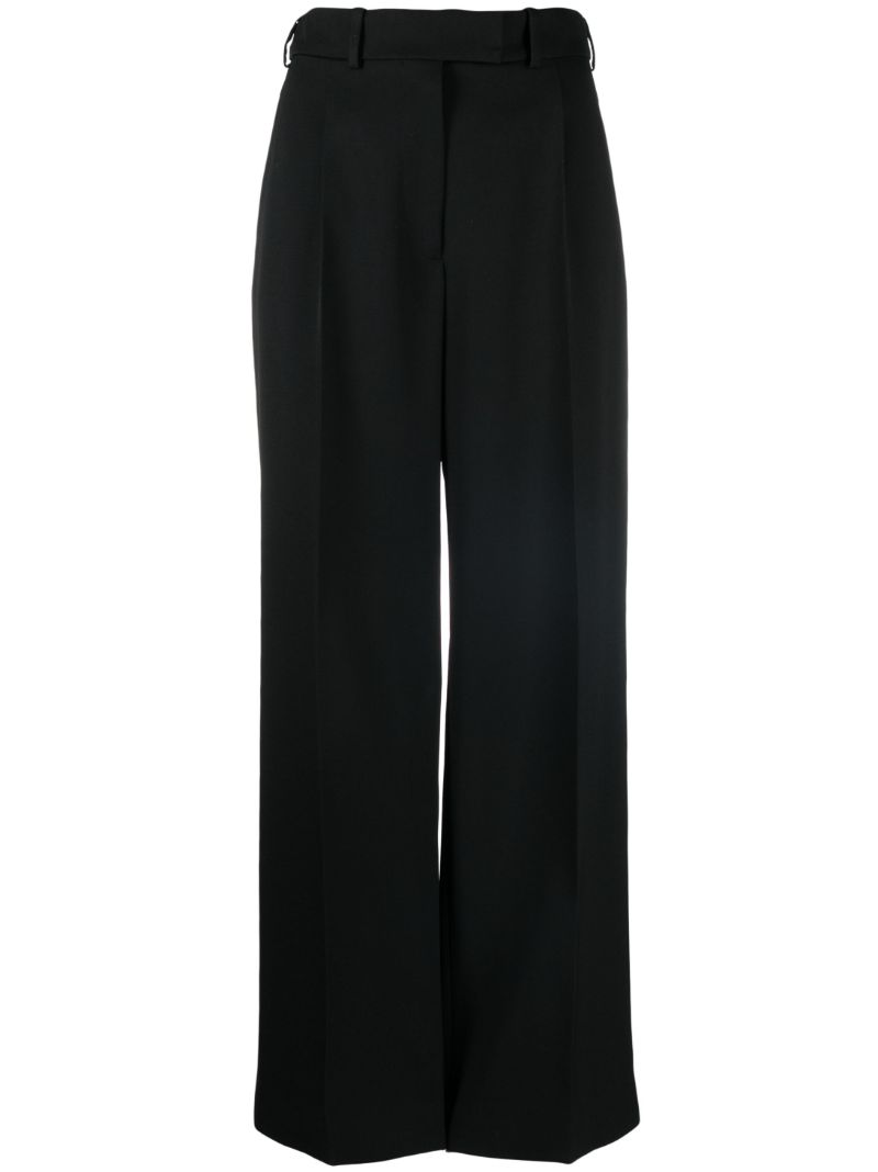 Black Roan Wool Trousers