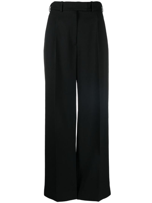Black Roan Wool Trousers