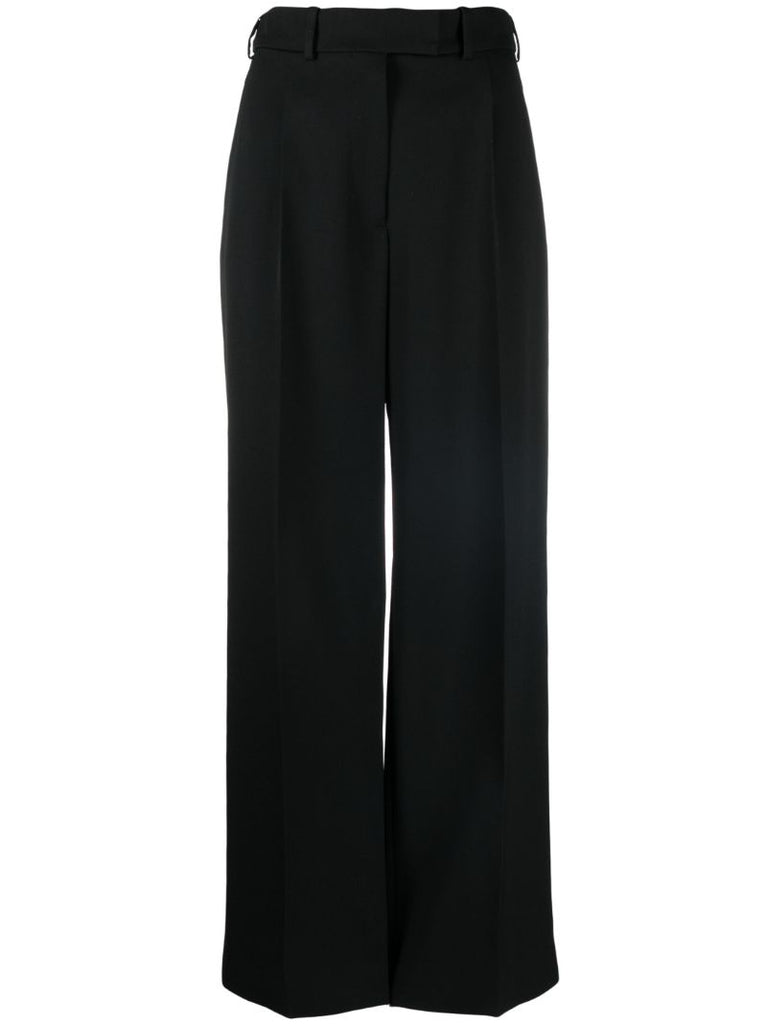 Black Roan Wool Trousers