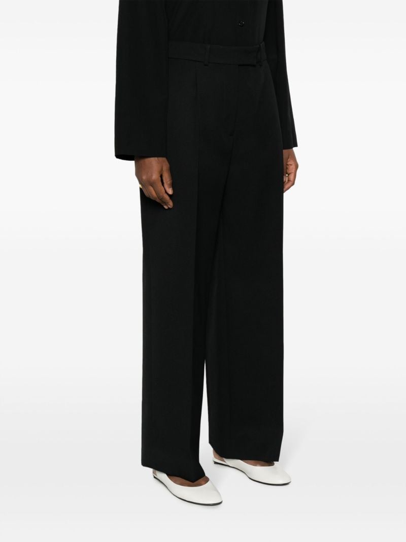 Black Roan Wool Trousers