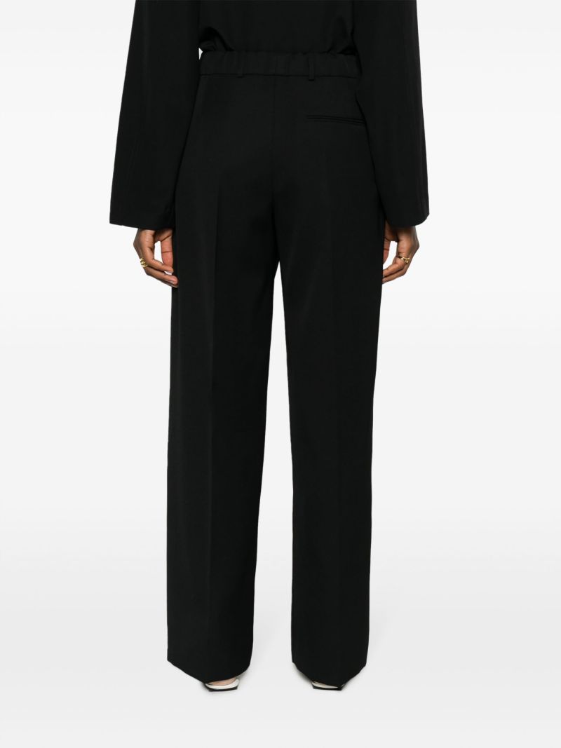 Black Roan Wool Trousers