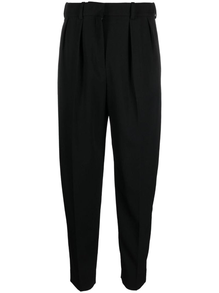 Black Corby Wool Trousers