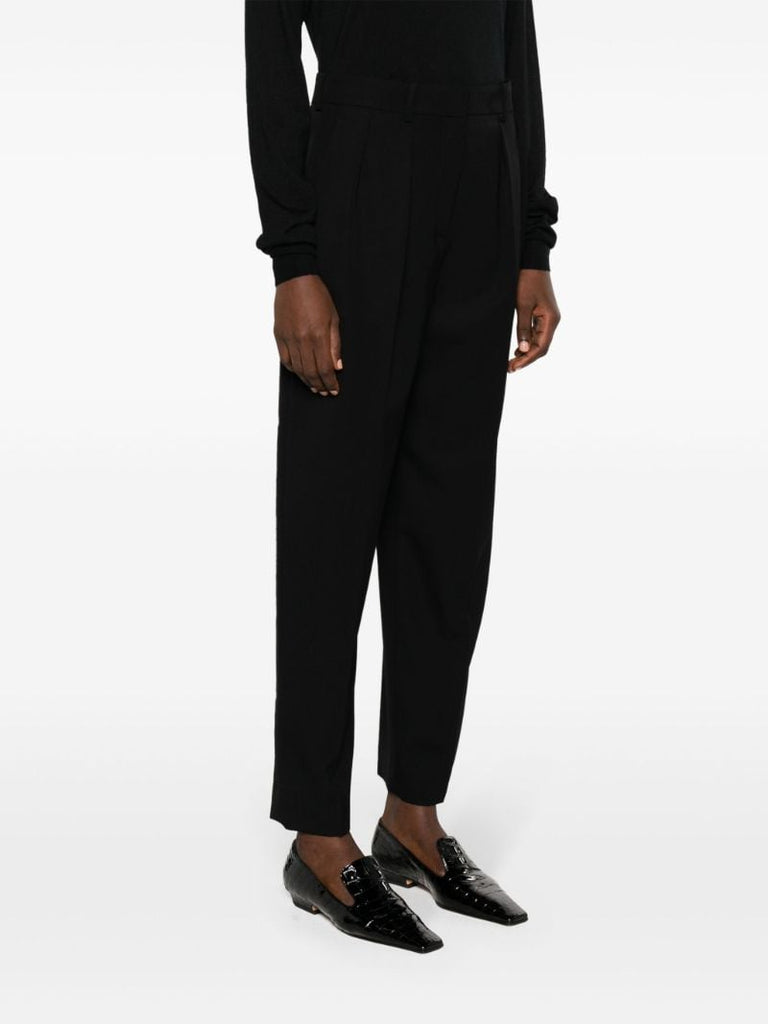 Black Corby Wool Trousers