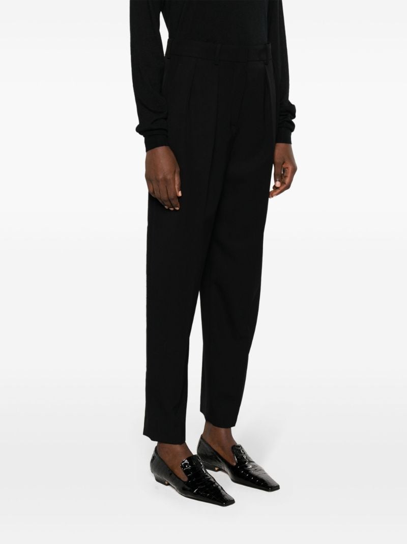 Black Corby Wool Trousers