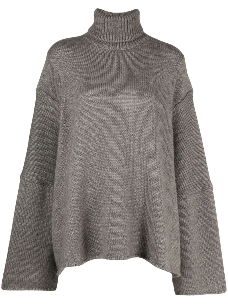 Grey Erci Roll-neck Sweater