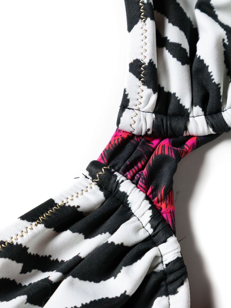 White Marti Zebra-print Bikini
