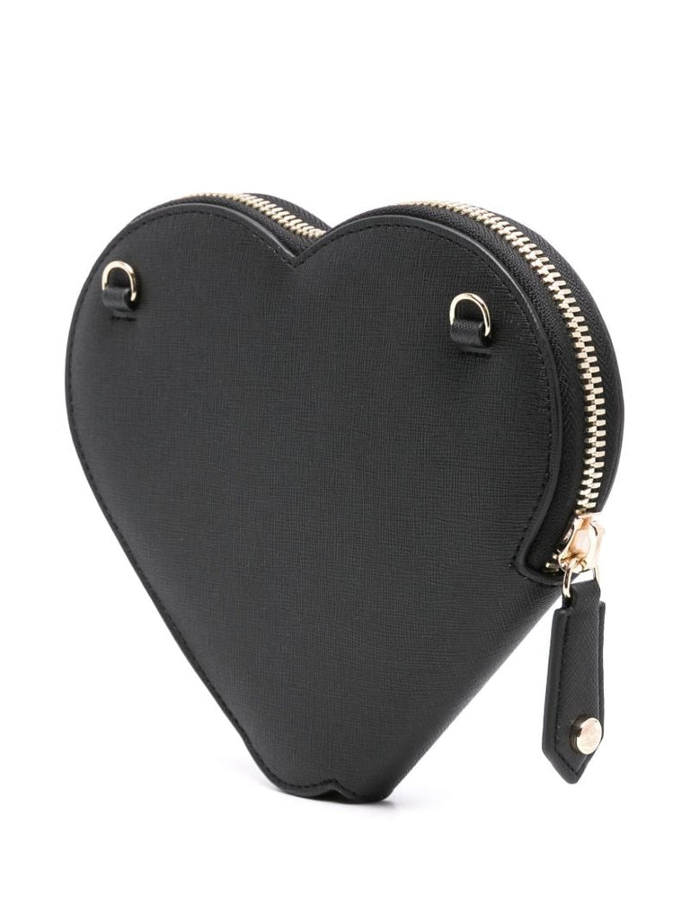 Black Heart Cross Body Bag