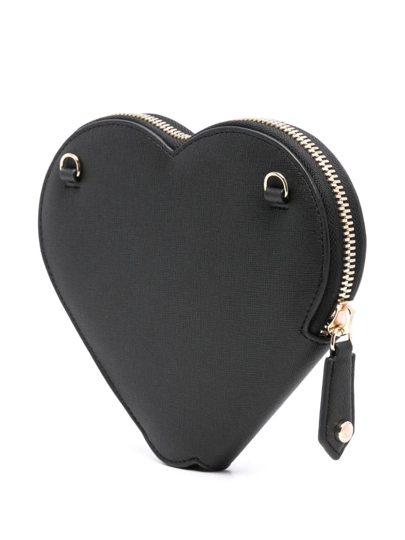 Black Heart Cross Body Bag