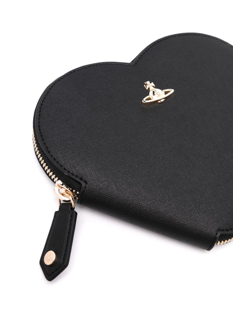 Black Heart Cross Body Bag