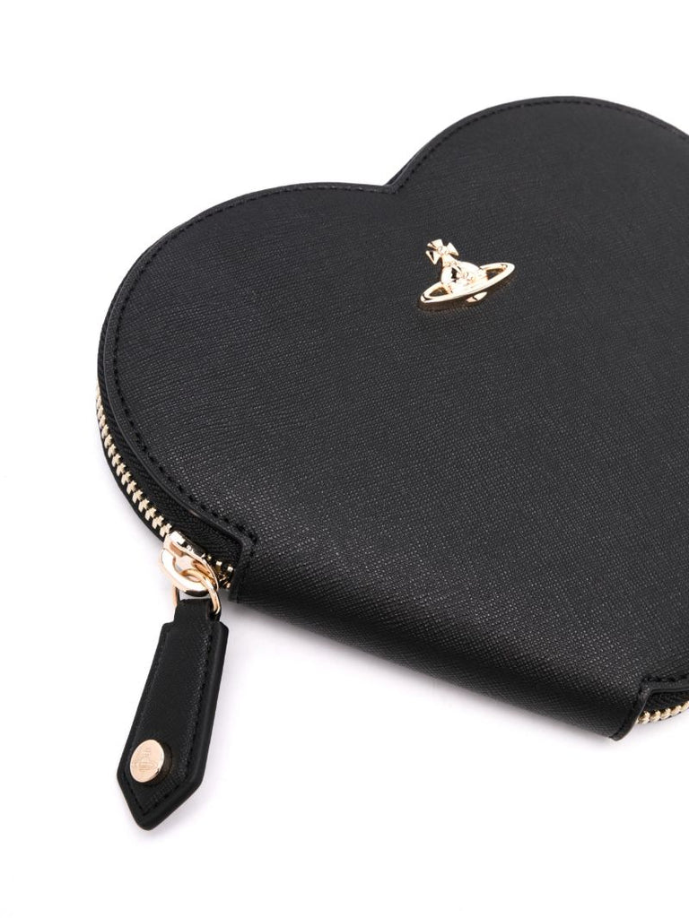 Black Heart Cross Body Bag