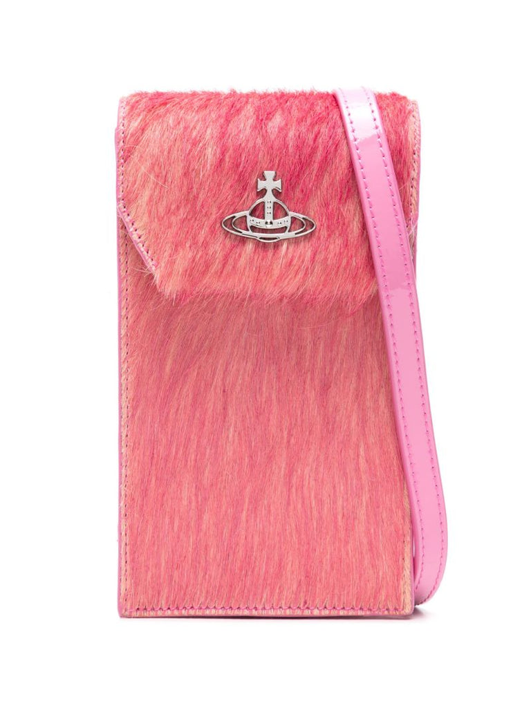 Pink Orb Hair Phone Bag