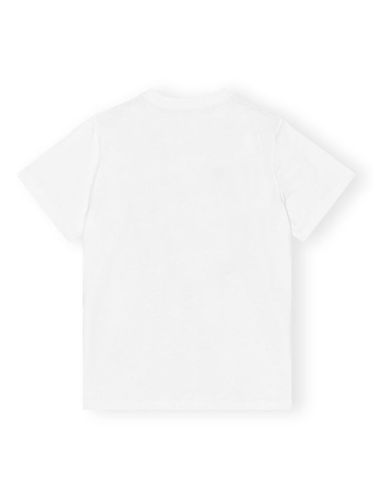 White Lemon-print Organic-cotton T-shirt