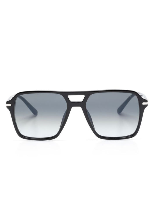 Black Pilot Frame Sunglasses
