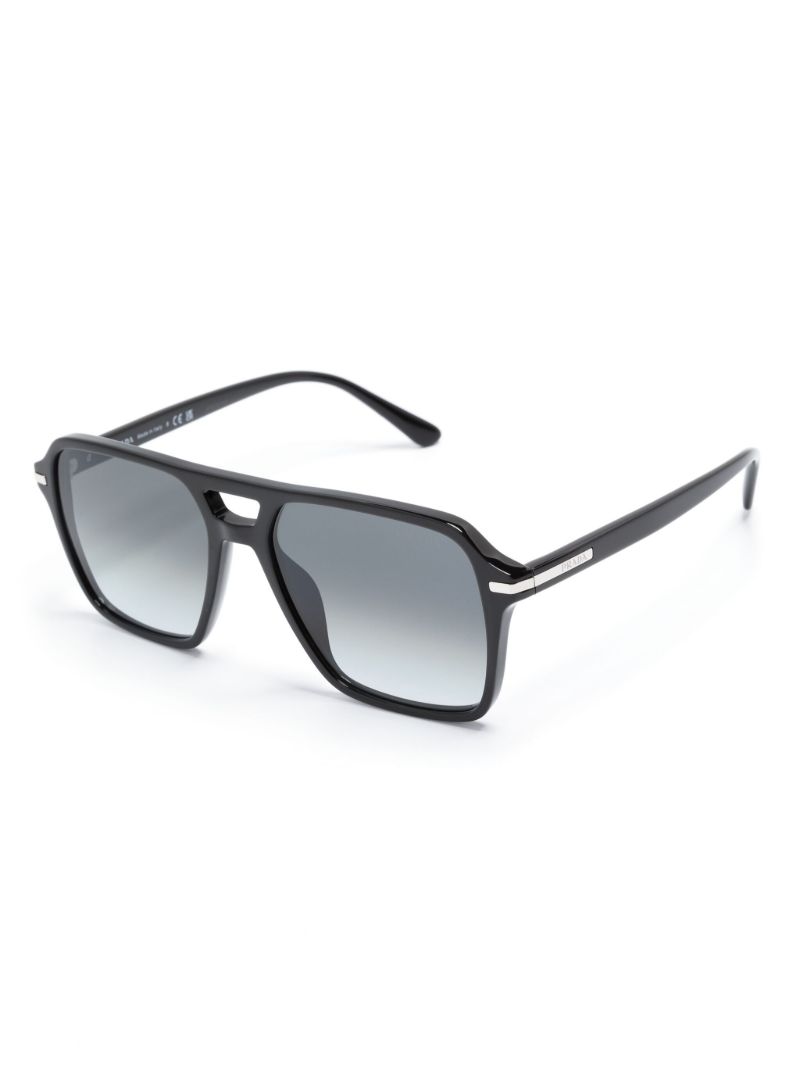 Black Pilot Frame Sunglasses