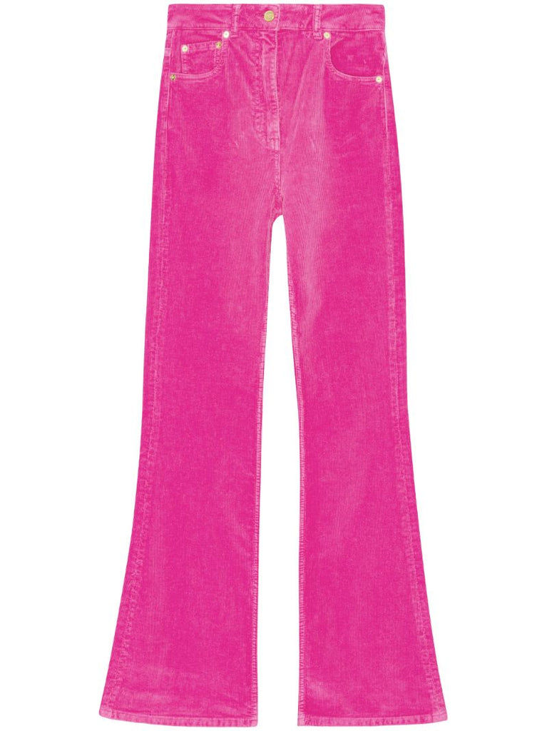 Pink Corduroy Bootcut Jeans