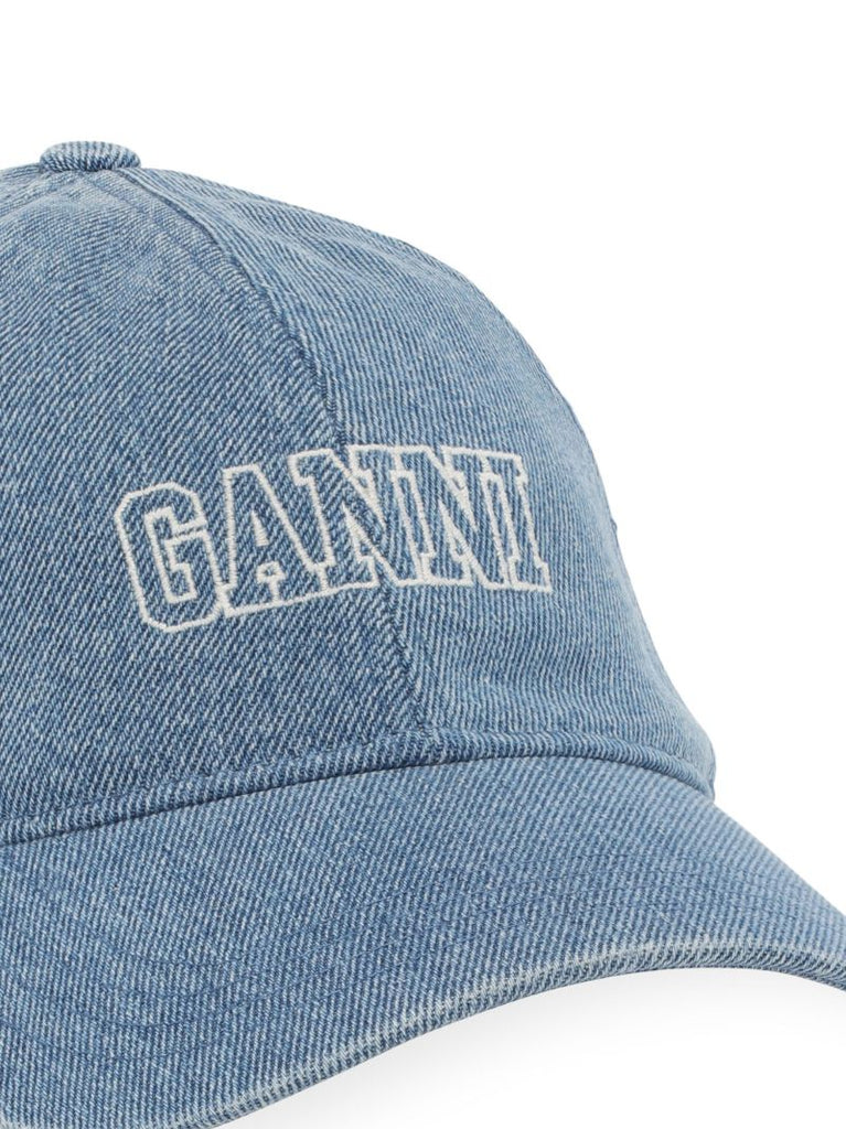 Blue Logo-embroidered Denim Baseball Cap