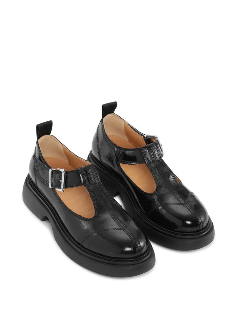 Black Everyday Buckle Mary Jane Shoes