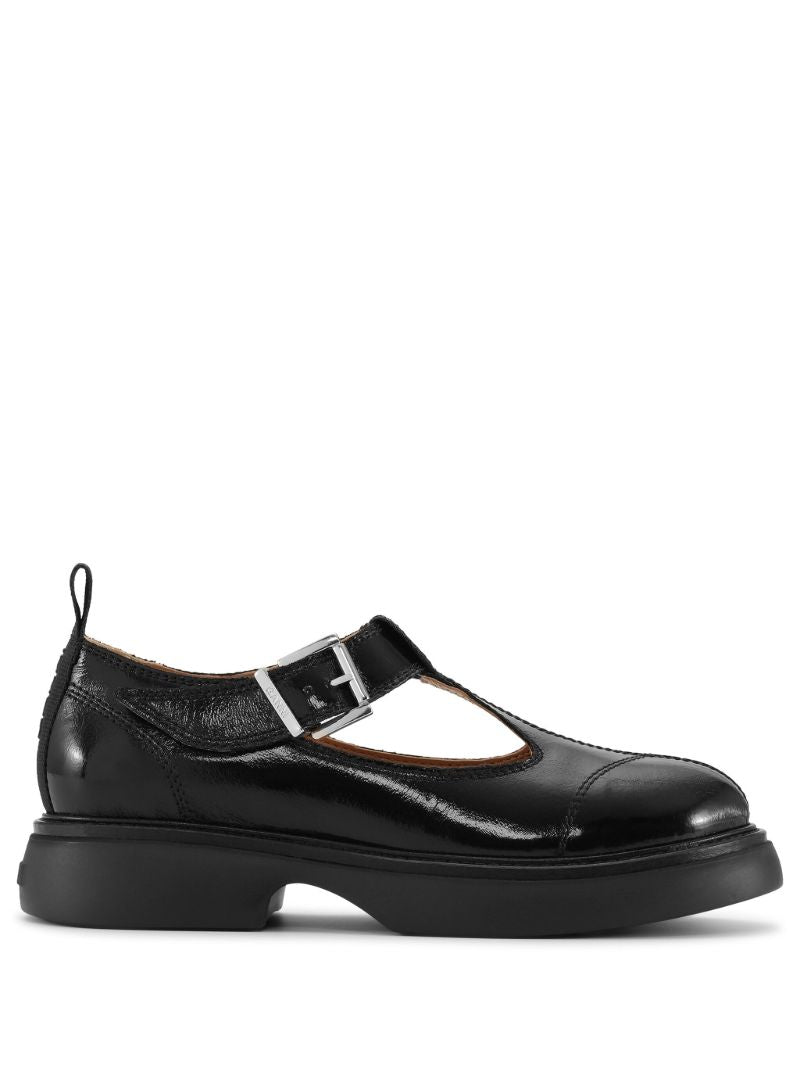 Black Everyday Buckle Mary Jane Shoes