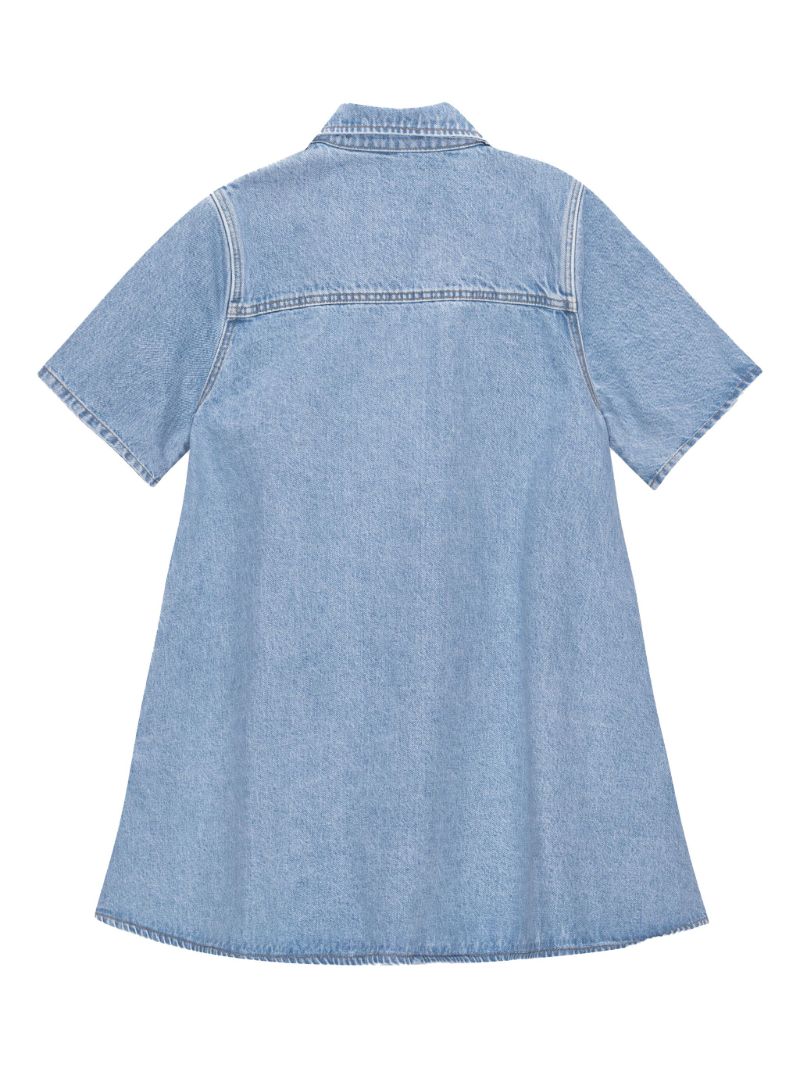 Blue Denim Mini Dress