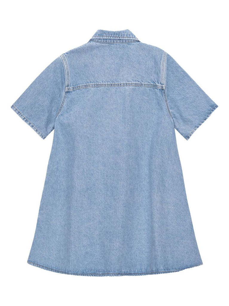 Blue Denim Mini Dress